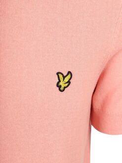 Poloshirt Knitted Grapefruit Roze - L,M,XL,XXL