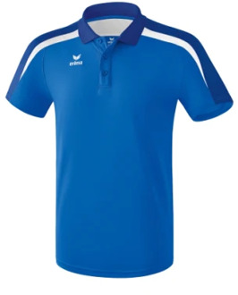 poloshirt Liga 2.0 junior polyester blauw/zwart mt 116