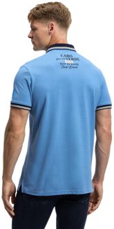 Poloshirt - maat M Lichtblauw