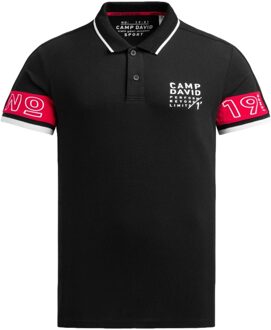 Poloshirt - maat M Zwart