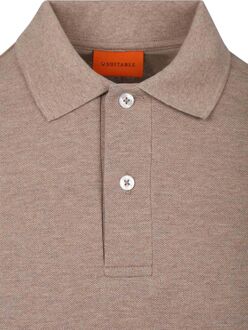 Poloshirt MEL Pique Camel Bruin - 3XL,L,M,S,XL,XXL
