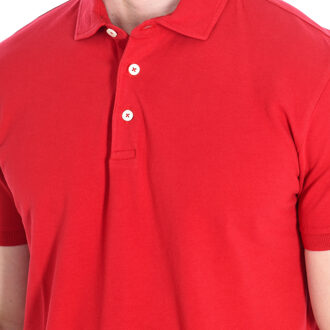 Poloshirt met korte mouwen en reverskraag RED man Rood - L