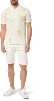 Poloshirt Palms - maat XS Wit