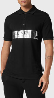 Poloshirt Silver Brush Zwart - L
