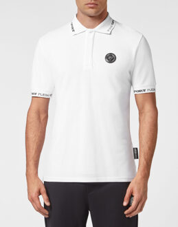 Poloshirt Statement - maat XS Wit