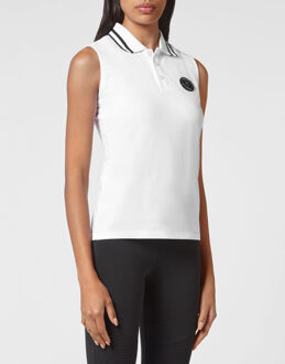 Poloshirt Statement Wit - L