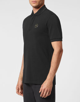 Poloshirt Statement Zwart