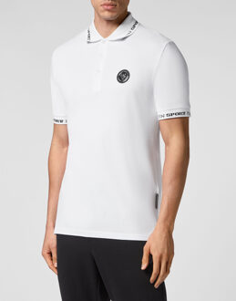 Poloshirt Tiger - maat M Wit