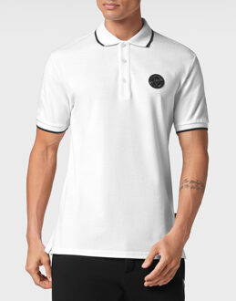Poloshirt Wit - L