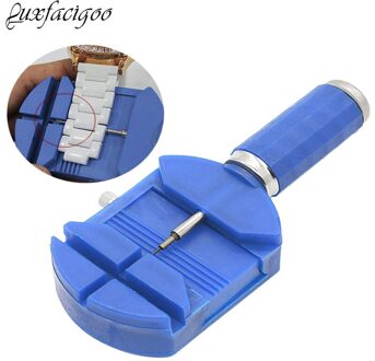 Pols Horloge Band Link Slit Strap Remover Richter + 5 Pins Reparatie Tools Willekeurige Kleur