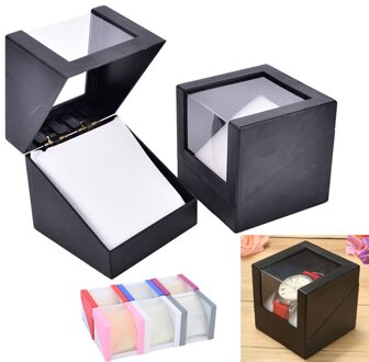 Pols Plastic Earring Display Opslag Houder Willekeurige Kleur Sieraden Transparante Case Walentine 'S Dag Anniversary Horloge Doos