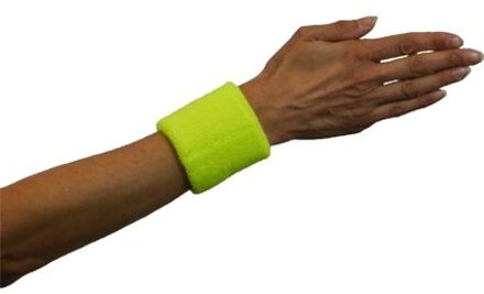 Polsband neon geel Geel - Beige - Creme