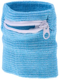 Polsband, Sport Rits Portemonnee Voor Pols, Onderarm Of Enkel-Grote Fit En lucht blauw