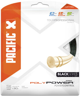 Poly Power Pro - Tennissnaren - 1.25mm/ 12.20m - Zwart
