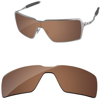 Polycarbonaat-Koper Brown Vervanging Lenzen Voor Proeftijd Zonnebril Frame 100% UVA en UVB Bescherming