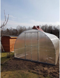 Polycarbonaat Tuinhuis Klasika Tube 3 x 8 Meter Black