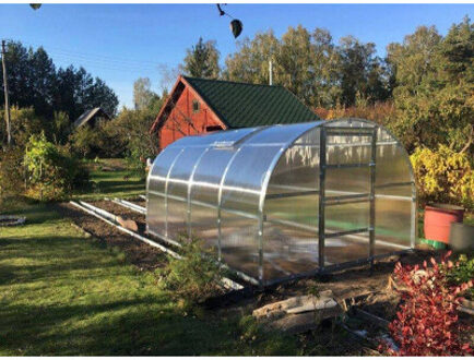 Polycarbonaat Tuinkas Baltic LT 3 x 4 Meter Black