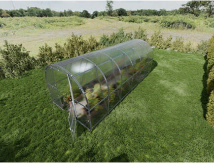 Polycarbonaat Tuinkas Baltic LT 3 x 6 Meter Black