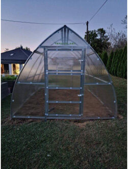 Polycarbonaat Tuinkas Klasika Arrow 3 x 6 Meter Black