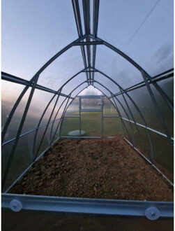 Polycarbonaat Tuinkas Klasika Arrow 3 x 8 Meter Black