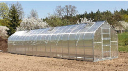 Polycarbonaat Tuinkas Klasika Standart 2,5 x 12 Meter Black