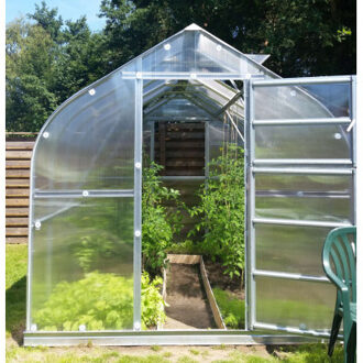 Polycarbonaat Tuinkas Klasika Standart 2,5 x 4 Meter Black