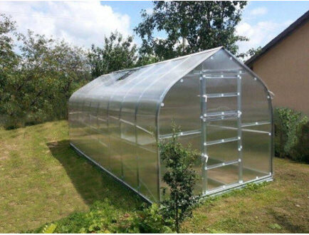 Polycarbonaat Tuinkas Klasika Standart 2,5 x 6 Meter Black