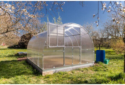 Polycarbonaat Tuinkas Klasika Tube 3 x 4 Meter Black