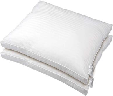 Polydaun Leen Bakker - Polydaun Hoofdkussenset Nova - 55x65x5 Cm - Synthetisch - Wit