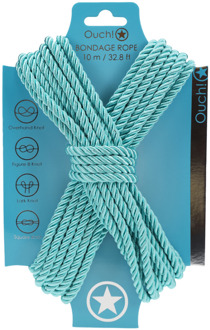 Polyester Bondage Touw - 10 m / 32,8 ft - Blauw