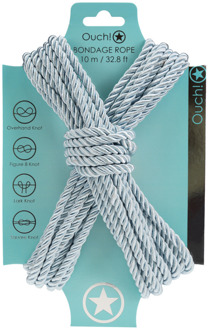 Polyester Bondage Touw - 10 m - Poederblauw