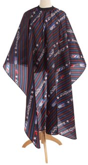 Polyester Kapsel Kappers Chambray Schort Kapsel Dekzeil Salon Kapper Mantel Schoonheid Kapper Schort Kapsel Doek zwart Apron