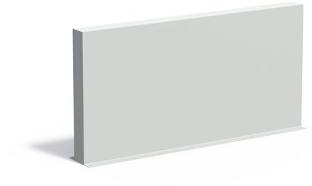 Polyester muur 200x15x100cm.