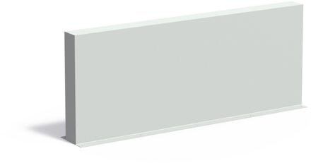 Polyester muur 200x15x80cm.