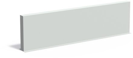 Polyester muur 300x15x80cm.