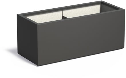 Polyester plantenbak CARREZ 120x50x50cm.