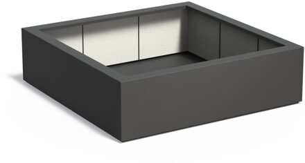 Polyester plantenbak CARREZ 140x140x40cm.
