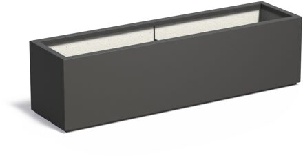 Polyester plantenbak CARREZ 150x40x40cm.