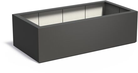 Polyester plantenbak CARREZ 200x100x60cm.