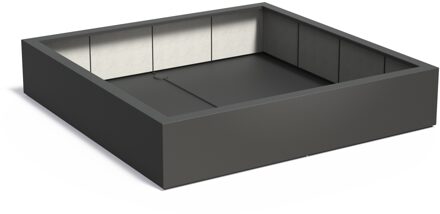 Polyester plantenbak CARREZ 200x200x40cm.