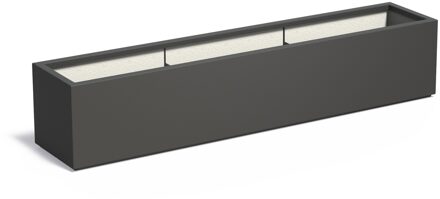 Polyester plantenbak CARREZ 200x40x40cm.