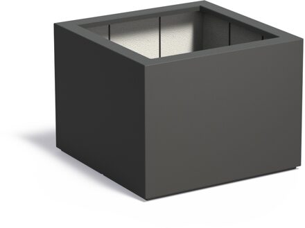Polyester plantenbak CARREZ 80x80x60cm.