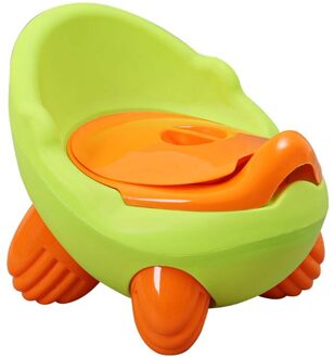 Polypropyleen Baby Potje Wc Auto WC Voor Kids Wc Trainer Seat Stoel Comfortabel Draagbare Dier Pot Kinderen Wc Tingli groen