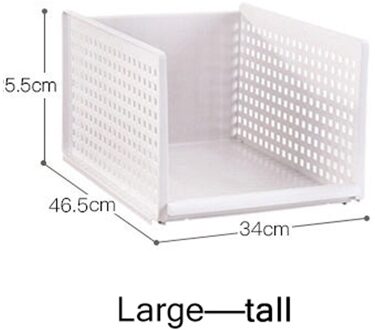 Polypropyleen Kledingkast Artefact Opbergrek Gelaagde Partitie Huishouden Keuken Rekken Badkamer Organisator Kleding Storag Beige