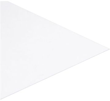 Polystyreen Plaat 2,5mm Helder 100x100cm