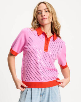 POM Amsterdam Polo sp9492 - maat 38 Roze
