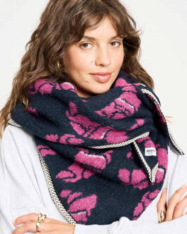 POM Amsterdam Shawl sp9411 Lichtblauw - One size