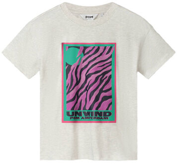POM Amsterdam T-shirt sp9445 Grijs - 44