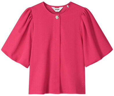 POM Amsterdam Top korte mouw sp9490 Roze - 40