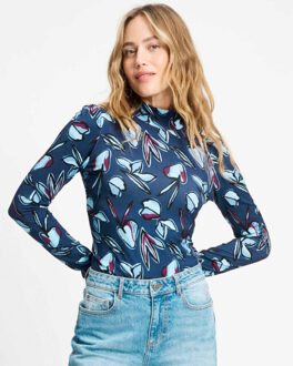 POM Amsterdam Top lange mouw sp93 Blauw - 36